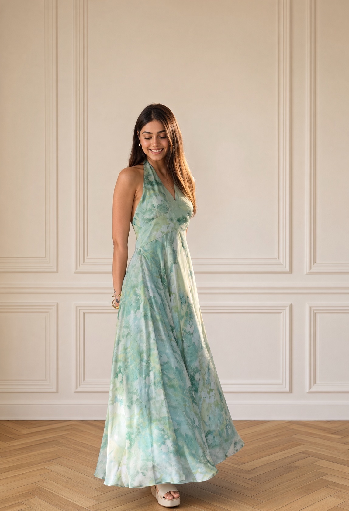 Firenze halter neck dress — photo 3
