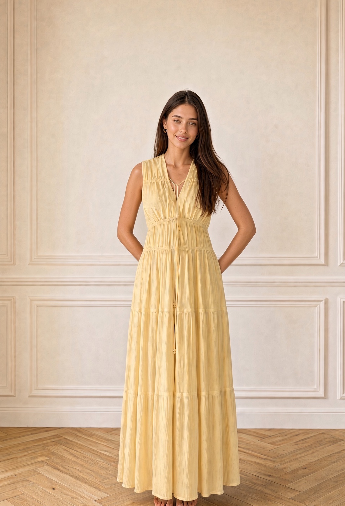 Siena butter yellow dress — photo 1